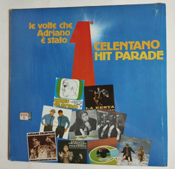 Винтажная виниловая пластинка LP Adriano Celentano Hit Parade Le Volte Che Adriano E Stato Primo (Italy 1983)