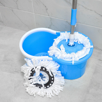 Набор для уборки "Happy Panda" (ведро с отжимом, швабра, две насадки из микрофибры), HP-MB02