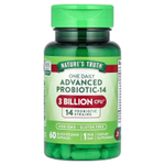 Nature's Truth, Один улучшенный пробиотик-14 в день, 3 млрд КОЕ, 60 капсул с быстрым высвобождением