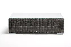 "Боно" журнальный столик из искусственного ротанга, цвет графит