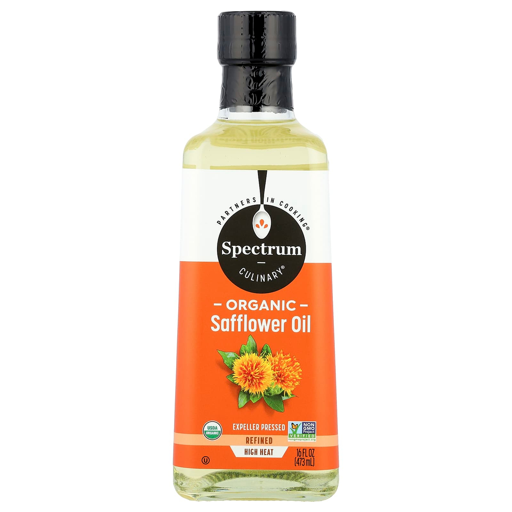 Spectrum Culinary, органическое сафлоровое масло, рафинированное, 473 мл (16 жидк. унций)