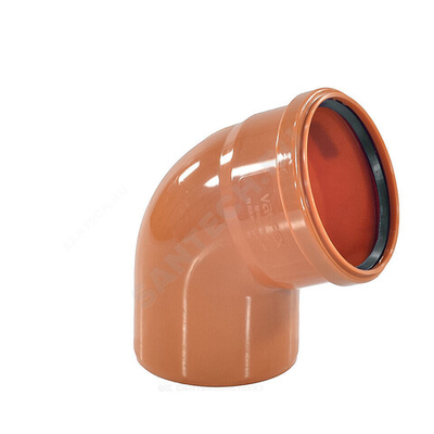 Отвод PP-B коричневый Дн 110х67,5гр б/нап в/к VALFEX 30107110