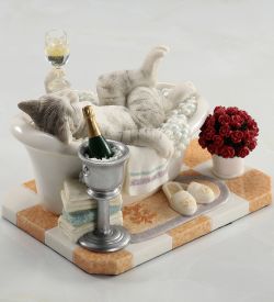 WS-1355 Статуэтка «Кошка в ванной»