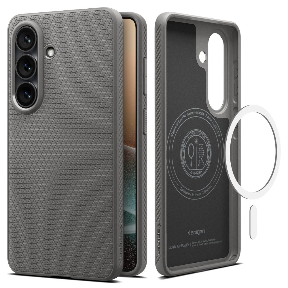 Чехол Spigen Liquid Air Mag Magsafe Galaxy S26 Marble Gray