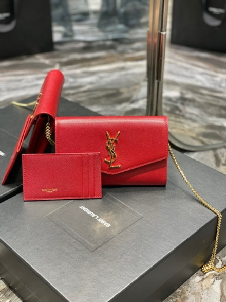 Saint Laurent Uptown Chain Wallet 19 cm