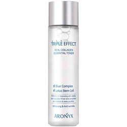 Medi Flower Aronyx Triple Effect Toner тонер с морским коллагеном и стволовыми клетками лотоса