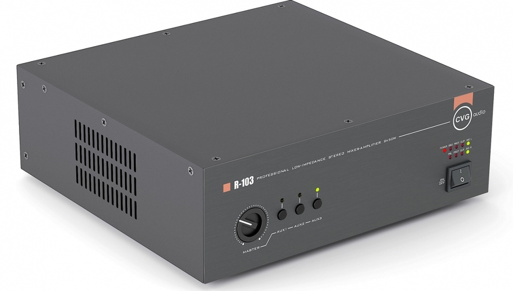 CVGAUDIO R-103 Низкоомный стерео микшер-усилитель