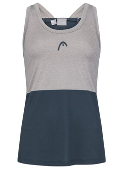 Женский топ теннисный Head Padel Tech Tank Top - серый