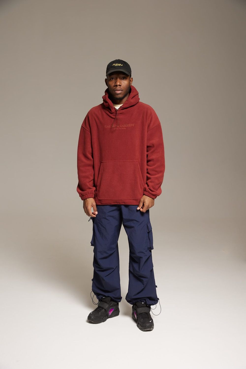 Худи Called a Garment Wrap Мужской Кирпичный