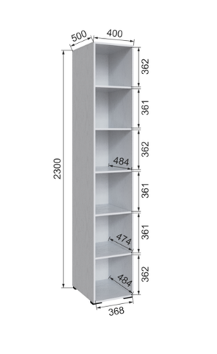 Стеллаж Бруклин 40С