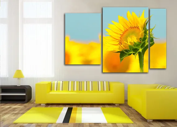 Модульная картина "Летний цветок"