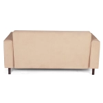 Club диван-кровать прямой, велюр Frost beige