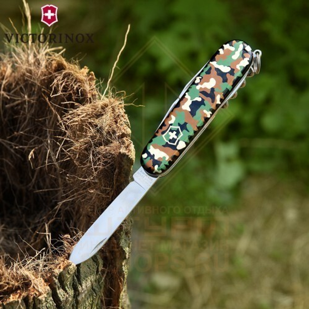 Нож многофункциональный Victorinox Spartan 91 мм, Woodland