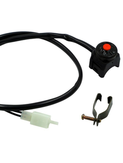 Кнопка выключения двигателя для мотоцикла эндуро, питбайк круглая красная