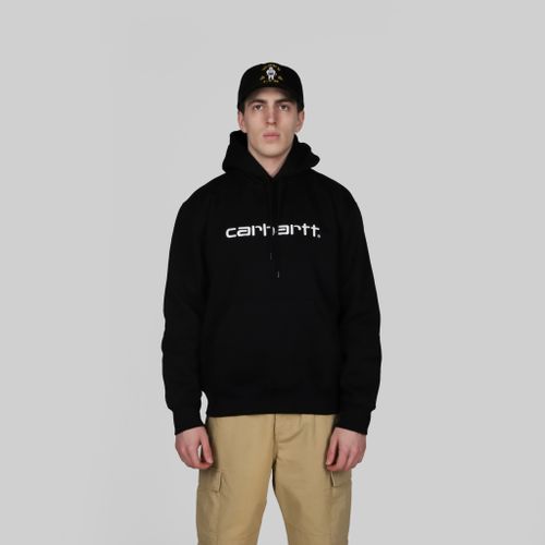 Толстовка мужская Carhartt WIP Hooded Sweatshirt артикул:I030230_black - купить в магазине Дайс