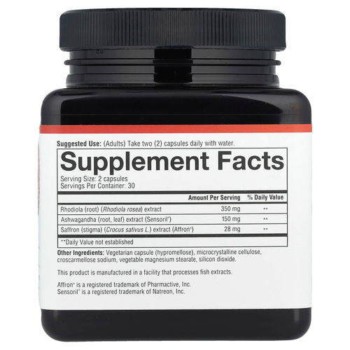 Youtheory, Шафран, 60 капсул