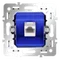 Механизм розетки компьютерной RJ45 кат.6, S70