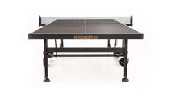 Теннисный стол складной для помещений "RASSON PREMIUM T01 Indoor" (274 х 152,5 х 76 см, черный ясень) с сеткой