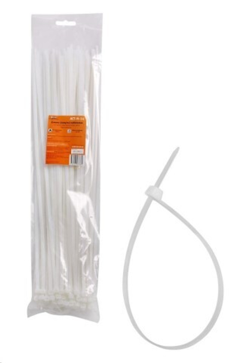 Хомут-стяжка нейлон 4.8*400 мм (в 1 уп. 100 шт!) (AIRLINE)