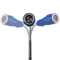 KING TONY (79833) Фонарь светодиодный телескопический, LR44