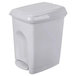 КОНТЕЙНЕР ДЛЯ МУСОРА ПЕДАЛЬНЫЙ 7Л (светло-серый)