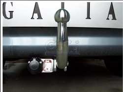 Фаркоп оцинкованный Galia P027A для Peugeot 406 седан 1995-2004(паспорт и сертификат в комплекте)(без электрики)