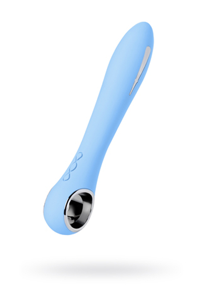 Вибратор с электростимуляцией Physics Galvani Vibe голубой 20,5 см