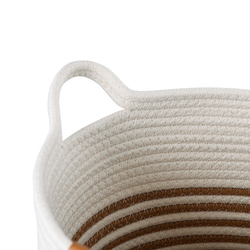 Корзина для хранения thea D30х46 см, бежевая/горчичная