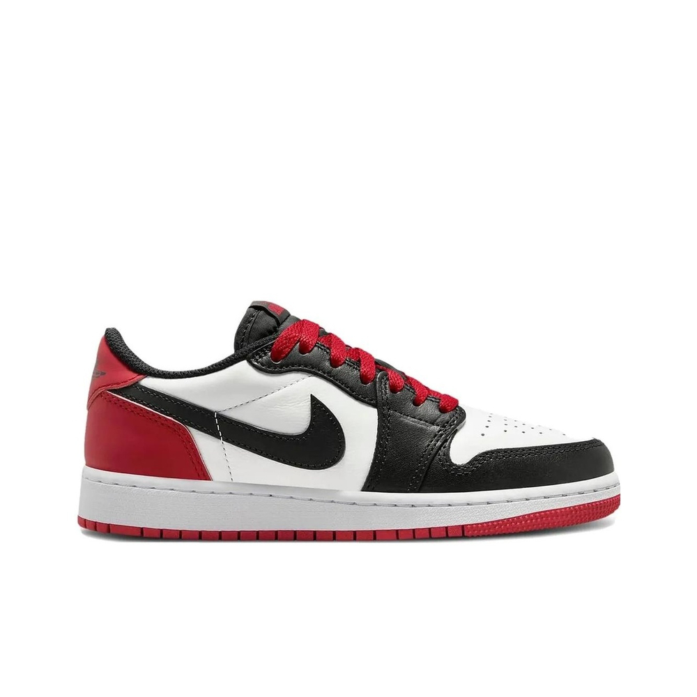 Кроссовки Air Jordan 1 Retro Low Black Toe
