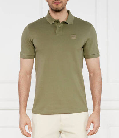 Поло Passenger BOSS ORANGE - хаки(50507803)