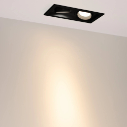 Светильник MS-VORTEX-BUILT-S210x117-2x20W Warm3000 (BK-BK, 20 deg, 230V) (Arlight, IP20 Металл, 5 лет) 058442