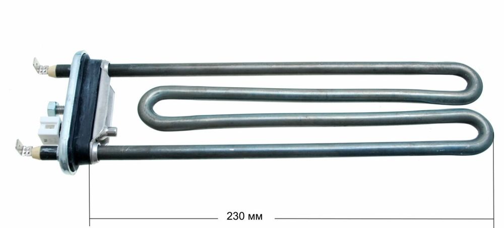 Тэн для стиральной машины LG (Элджи) 3200W 230mm с отверстием под датчик, прямой, с бортиком AEG33121527