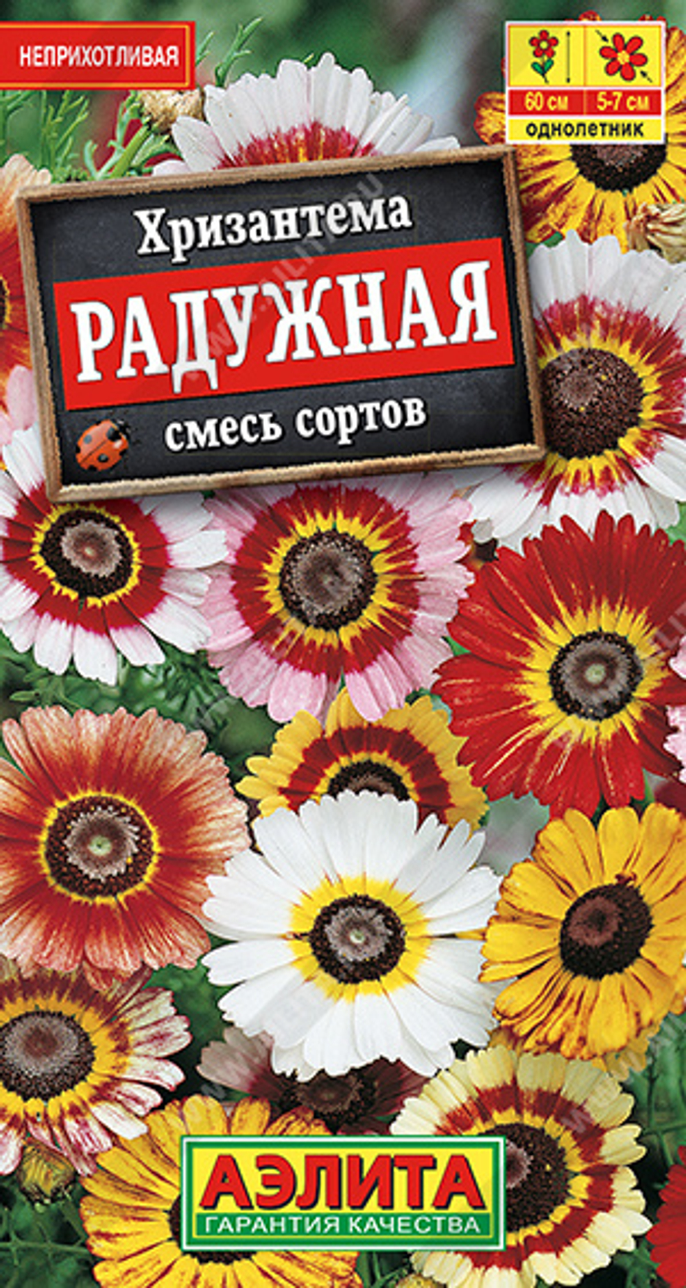 Хризантема Радужная, смесь сортов 0,1гр Аэлита