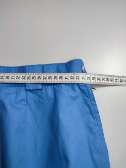 Юбка голубая из хлопка 44 размер