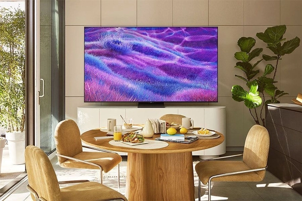 Телевизор QLED Samsung 65" QE65QN80FAUXRU Series 9 черный титан/черный 4K Ultra HD 120Hz DVB-T2 DVB-C DVB-S2 USB WiFi Smart TV