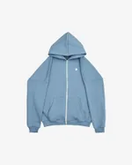 Худи One Two Zip-Up Country Blue утепленный синий