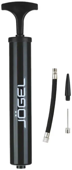 Насос Jogel JA-103 (26см), гибкий шланг, игла, насадка для фитбола
