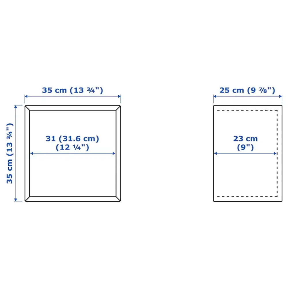 Комбинация навесных шкафов - IKEA EKET, 175x35x210 см, белый, ЭКЕТ ИКЕА