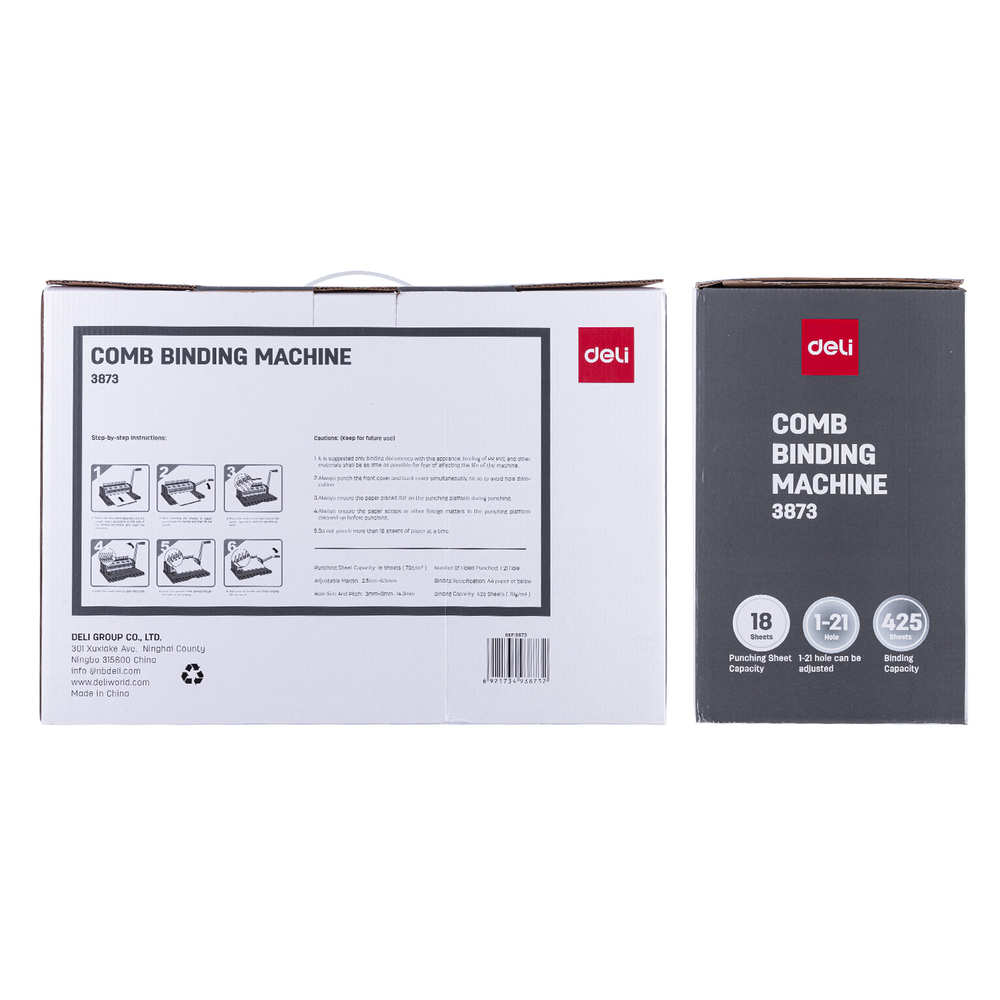 Машина для переплета Deli "3873"