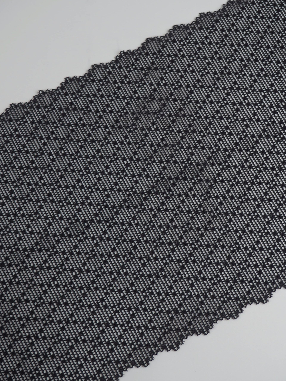 Эластичное кружево темно-синее ширина 22 см