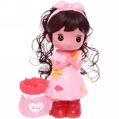 Копилка из пластика 24*14см «Лучшая подружка» со стаканчиком для ручек