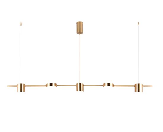 8022-DW-5 BRASS (1) Люстра (NW)