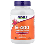 NOW Foods, витамин E-400 со смешанными токоферолами, 268 мг (400 МЕ), 250 капсул