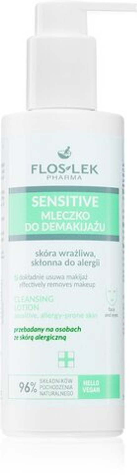 FlosLek Pharma Sensitive - нежное очищающее молочко для чувствительной кожи /   175  ml  / GTIN 5905043022642