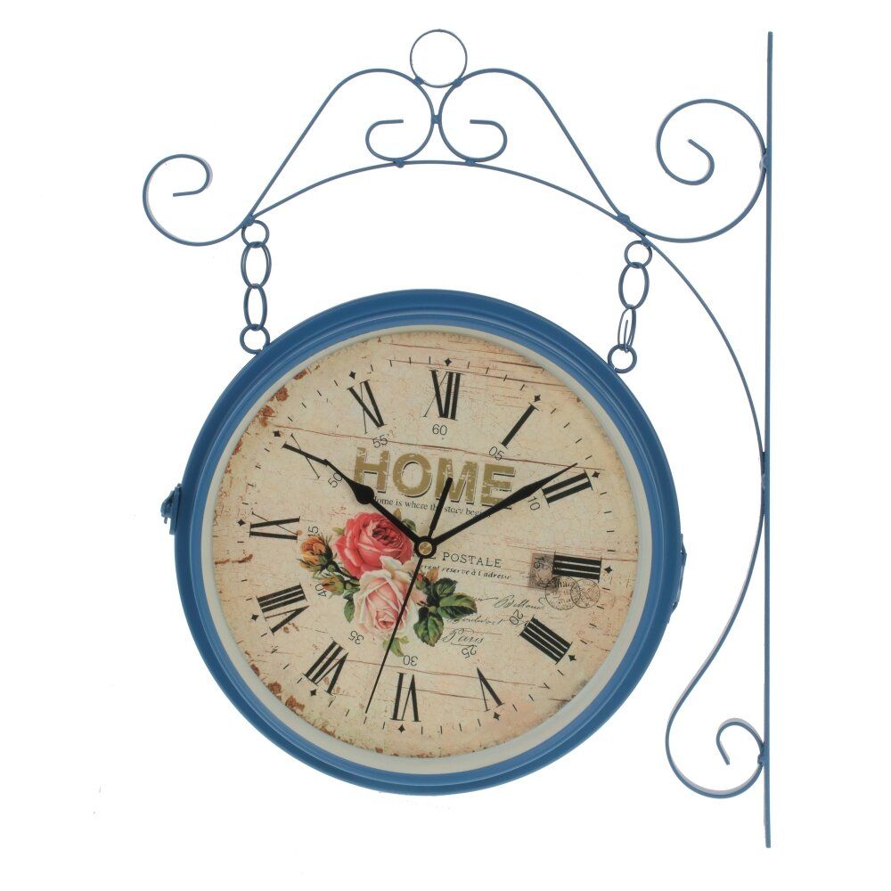 GAEM Часы настенные декоративные двусторонние, L34 W9 H44 см, (2xАА не прилаг.)