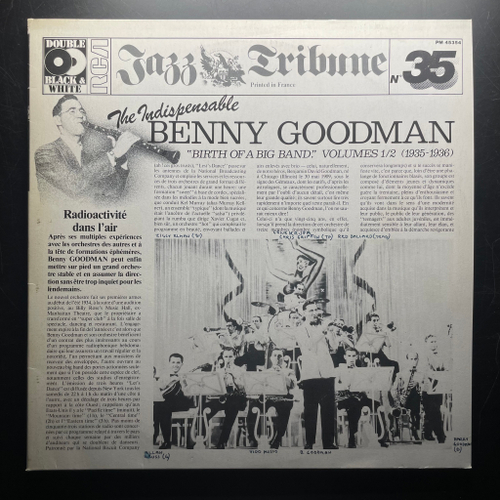 Benny Goodman And His Orchestra ‎– The Indispensable Benny Goodman: "Birth Of A Big Band" Volumes 1/2 (1935-1936) 2LP (Франция 1982г.)