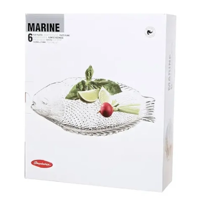 Набор тарелок 6шт 25,7*20,6см «Марине»