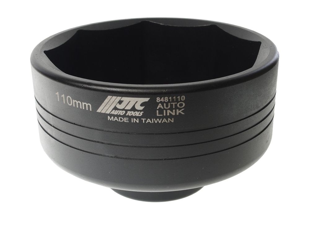 JTC-8481110 Головка ступичная 1" 110мм ударная DR 8-гранная для грузовых автомобилей (Volvo)