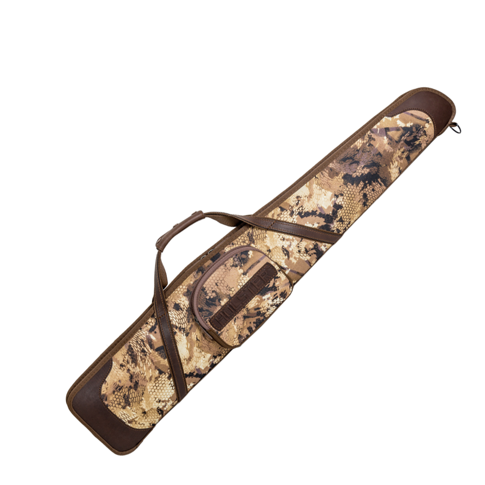 Кейс охотничий 120 без оптики HOLSTER CLUB, из кожи, соты, Хольстер