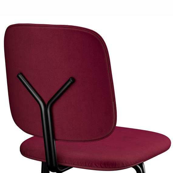 Стул Ror Y, пурпурный велюр